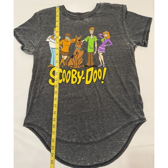 Scooby-Doo Graphic T-Shirt Size M Gray Heather Short Sleeve Cartoon - Picture 3 of 4